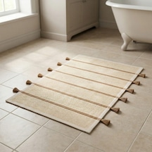 Soft Rigel Banyo Paspası - Ekru / Bej - 60x100 Cm Çok Renkli