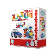 Sevimli Araçlar Temalı Bebek Puzzle Seti, Eğlenceli Ve Öğretici Oyun