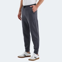 Slazenger NACIO Erkek Cepli Dar Paça Antrasit Eşofman Altı
