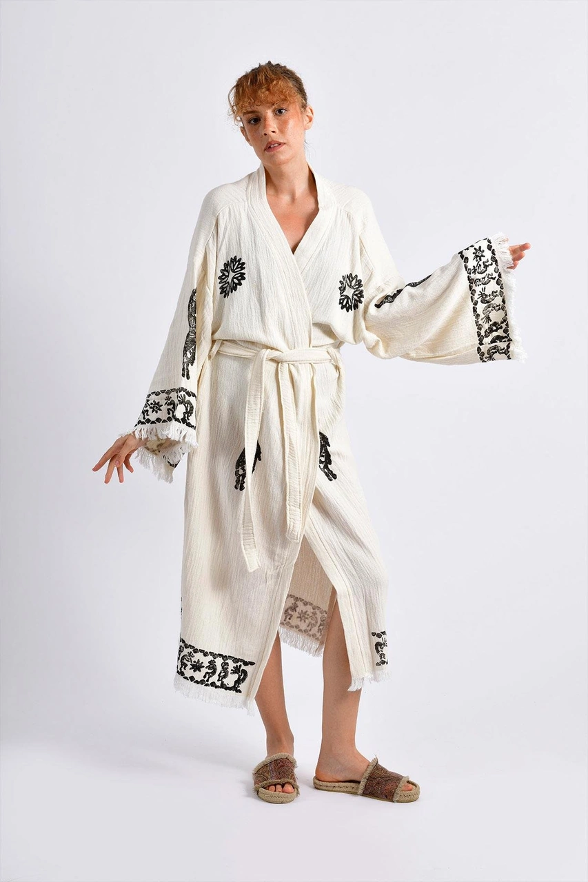 Brandsmithshop Shadow Bloom Kimono Çok Renkli