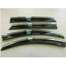 Niken Toyota Uyumlu Corolla 2007-2014 Kromlu Cam Rüzgarlığı 4lü Parça