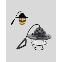 Hnrlıshp Outdoor Retro Kamp Işığı Uzun Ömürlü Pil Taşınabilir Suya Dalı Çok Renkli