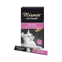 Miamor Cream Malt Özlü Sıvı Kedi Ödülü 6x15 Gr