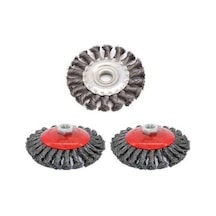 Yassı Burgulu Tel Fırça 125 Mm 12.5 Cm Genişlik Yassı Burgulu Tel