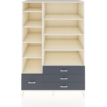 Kronos Dolap 9 Raflı 4 Çekmeceli 132x59x195 Aytaşı-aytaşı/an... Aytaşı