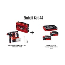 Einhell Set-44 Einhell Professional Tp-hd 18/22 Li Bl +4 Akülü Kırıcı Delici+einhell 18v 2 X 4,0 Ah Pxc Twincharger Kit, Akü & Şarj Cihazı