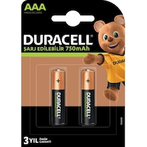Duracell 750 Mah İnce Şarjlı pil