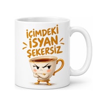 Northcity Minik İsyan Tasarımlı Porselen Kupa - Model 1033 Bx