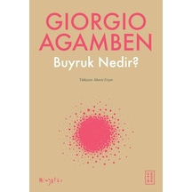 Buyruk Nedir? - Giorgio Agamben - Ketebe