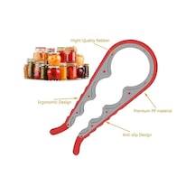Kavanoz Şişe Kapak Açacağı 4 Boğum 8 Boy Silikon Plastik Açacak Diğer