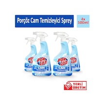 Porçöz Cam Temizleyici Sprey 4 x 500 ML