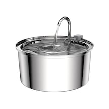 Akıllı Paslanmaz Çelik Evcil Hayvan Su Çeşmesi - Kedi & Köpekler İçin Otomatik Filtreli İçme Sistemi, Sessiz Su Pompalı Çevreci Pet Su Makinesi