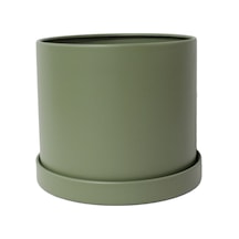 Gardenzone Silindir Metal Saksı 19 Cm 3 Adet