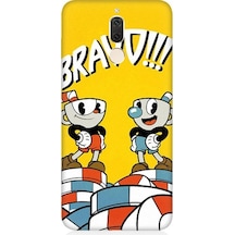 Huawei Mate 10 Lite Uyumlu Cup Head Bravo Desenli Silikon Kılıf