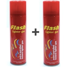Flash Çakmak Gazı 270 Ml x 2 Adet . Çakmak Gazı