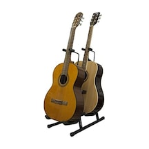 Çiftli Sap Destekli Gitar Sehpası, Dayanıklı Ve Pratik Tasarım