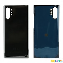 Samsung Galaxy Note 10 Plus Uyumlu Batarya Kapağı Gümüş Sn808369