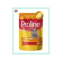 Pouch Tavuklu Yaş Kedi Maması Seti 6x85 Gr