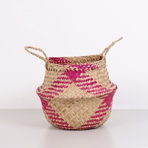 Fuşya 30x25 Cm. M Katlanabilir Sepet Mix
