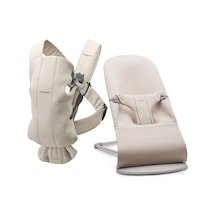 Babybjörn 2'li Set Bliss Ana Kucağı & Kanguru Mini 3d Jersey Light Beige