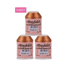 3 Adet Altınbaşak Oya Ve Dantel İpi 20 Gr - Royaleks - No: 413