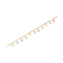 Gülaylar - Altın 14 Ayar Love Bileklik N11.15490 Sarı Altın