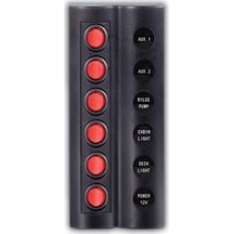 Sealux 6'lı Switch Panel Sigortalı