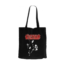 Kreator United in Hate Siyah Kanvas Bez Çanta Siyah