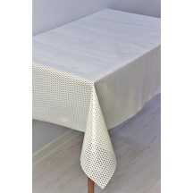 Pvc Şeffaf Kaplama Silinebilir Masa Örtüsü 310-dminihasır-krem