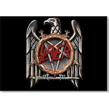 Cakasepetim Slayer Rock Grubu Logo Ahşap Mdf Tablo