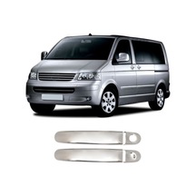 Volkswagen T5 Caravella Uyumlu 2003-2023 Krom Kapı Kolu 2 Kapı Paslanmaz Çelik