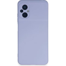 Xiaomi Poco M5 Kılıf Nano İçi Kadife Silikon - Lila Diğer