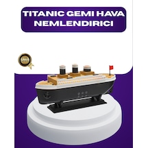 Titanik Gemi Tasarımlı Led Işıklı Hava Nemlendirici Buhar Efektli Oda Difüzörü - Lisinya