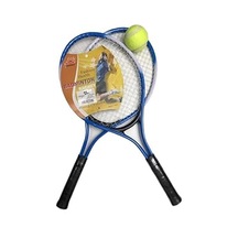 Çocuk Tenis Raketi Seti 21 Inç 2 Raket 1 Top Çantalı Set, Tek Ebat, Ttraket, Mavi