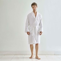 Linens Soft Pamuk S Bornoz Beyaz 340 G/m²