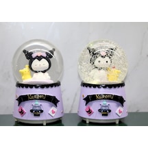 Kuromi Işıklı Müzikli Kar Küresi Orta Boy Alk3044 Standart