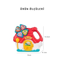 Eleven Markets Işıklı Ve Müzikli Ev Bebek Piyanosu