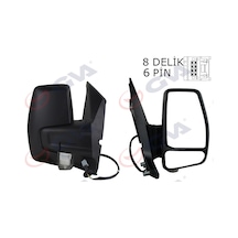 Gva 1032214 Dış Dikiz Aynası Sağ Transit Custom V362 12 17 Elektirikli Isıtmalı Desenli Sinyalli Bk21 17682 Bl5ja6-2123231