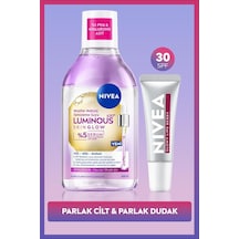 Luminous630 Skin Glow Makyaj Temizleme Suyu 400ml Ve Berry Renkli Nemlendirici Dudak Kremi