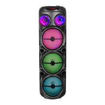 Gd-2887 Dijital Led Göstergeli Mikrofonlu Rgb Tws 8 İnç Stereo Bass Kablosuz Karaoke Hoparlör