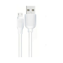 3 Adet Beyaz 2 Amper Micro Usb Android Uyumlu Cep Telefonu Şarj Kablosu Samsung Htc Lg Sony