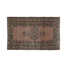 El Dokuması Vintage Yün-pamuk Naturel Halı 7769 175 X 280 Cm Çok Renkli