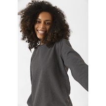 Füme Basic Kadın 2 İplik Sweatshirt 001