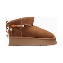 Guja Kadın Dolgu Topuklu İçi Tüylü Bot 26k 26k430-5 Camel