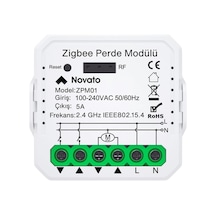 Tuya Mini Zigbee Perde Panjur Kontrol Rölesi Tuya, Smart Life, Home Assistant, Zigbee2mqtt Uyumlu