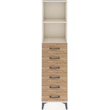Arges Dolap 2 Raflı 6 Çekmeceli 44x30x182 Aytaşı-çam Aytaşı