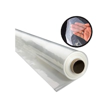 Aletçantam Naylon Branda 30 M2 En: 3 M X Boy: 10 M Şeffaf Eşya Sera Örtüsü 140 Mic