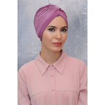 Hürrem Bone Şarabi Pratik Hazır Geçmeli Tesettür Bone Fukuro Sandy Kumaş Büzg Çok Renkli