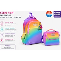 Kids Renk Geçişli Okul Çantası 14425+thermo Beslenme Çantas 12786 Diğer