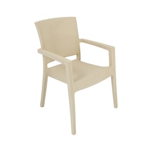 Luna Zeus Rattan Koltuk Çölbeji Bej